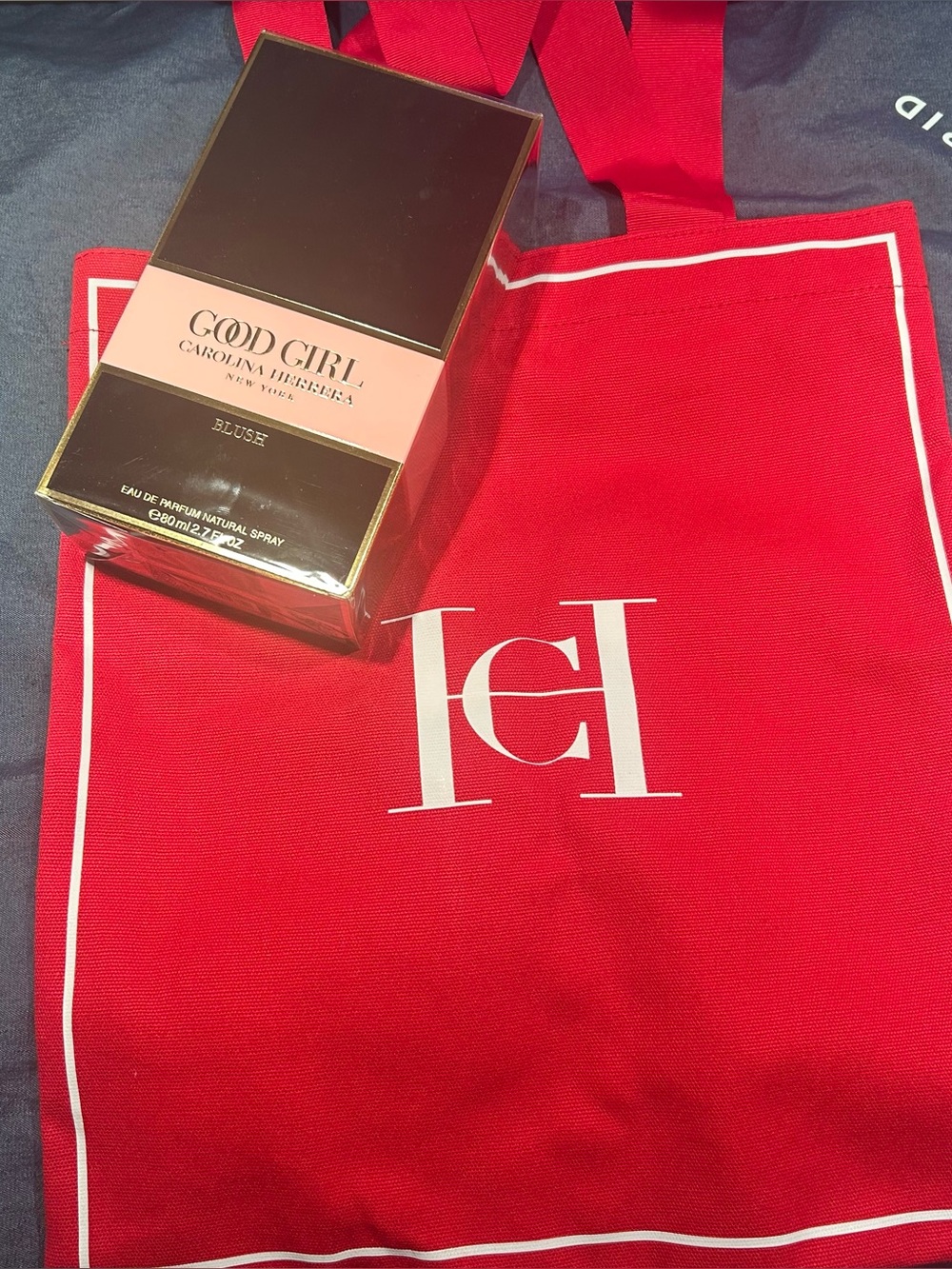 Carolina Herrera Good Girl Blush + branded tote